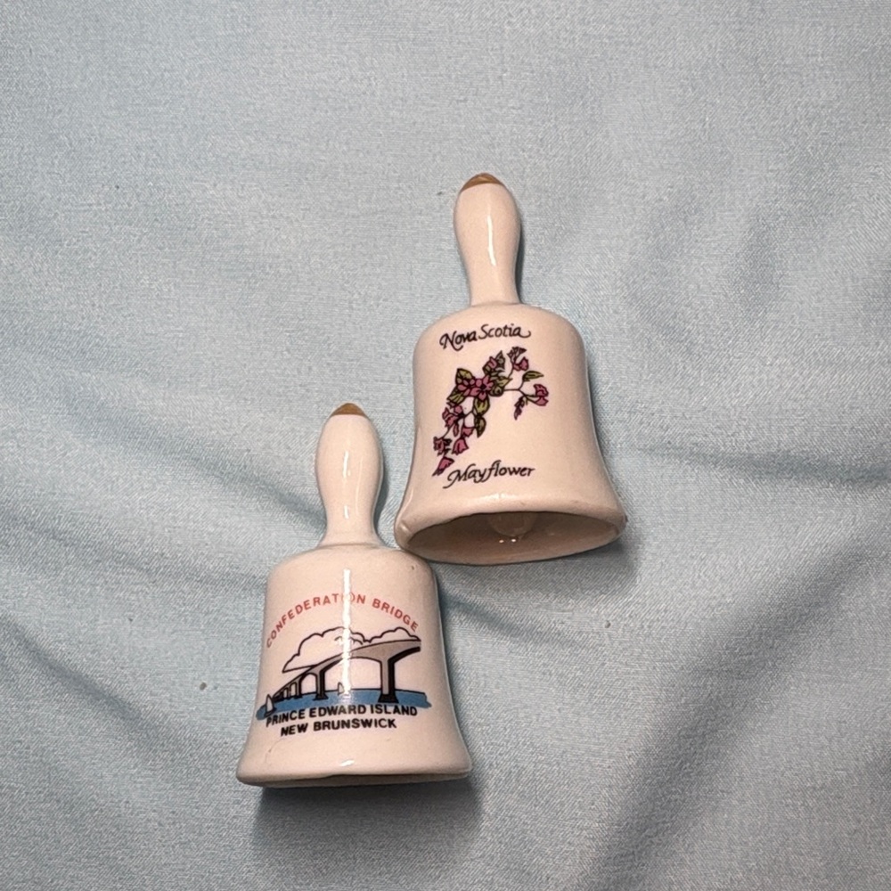 Vintage Porcelain Souvenir Bells